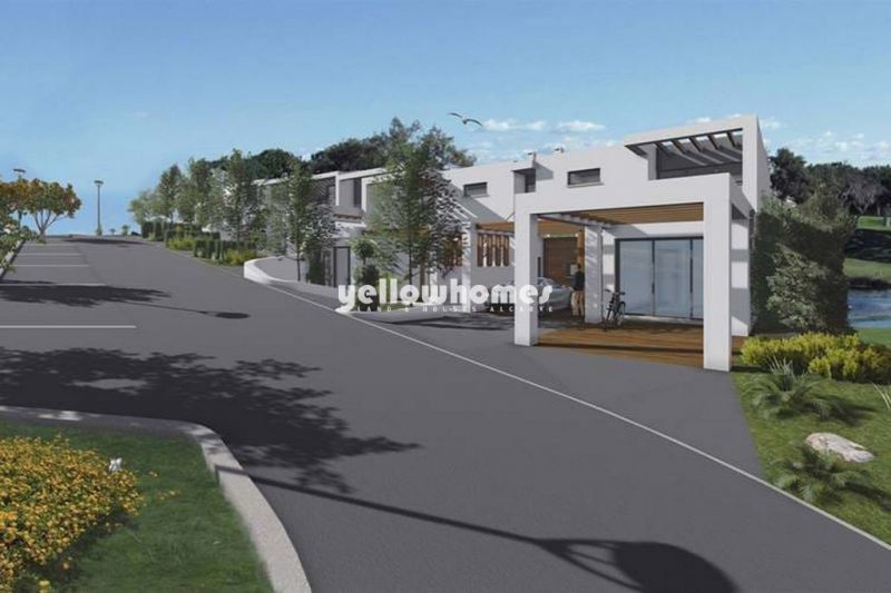 Apartamentos T2 duplex em construção num empreendimento de golfe